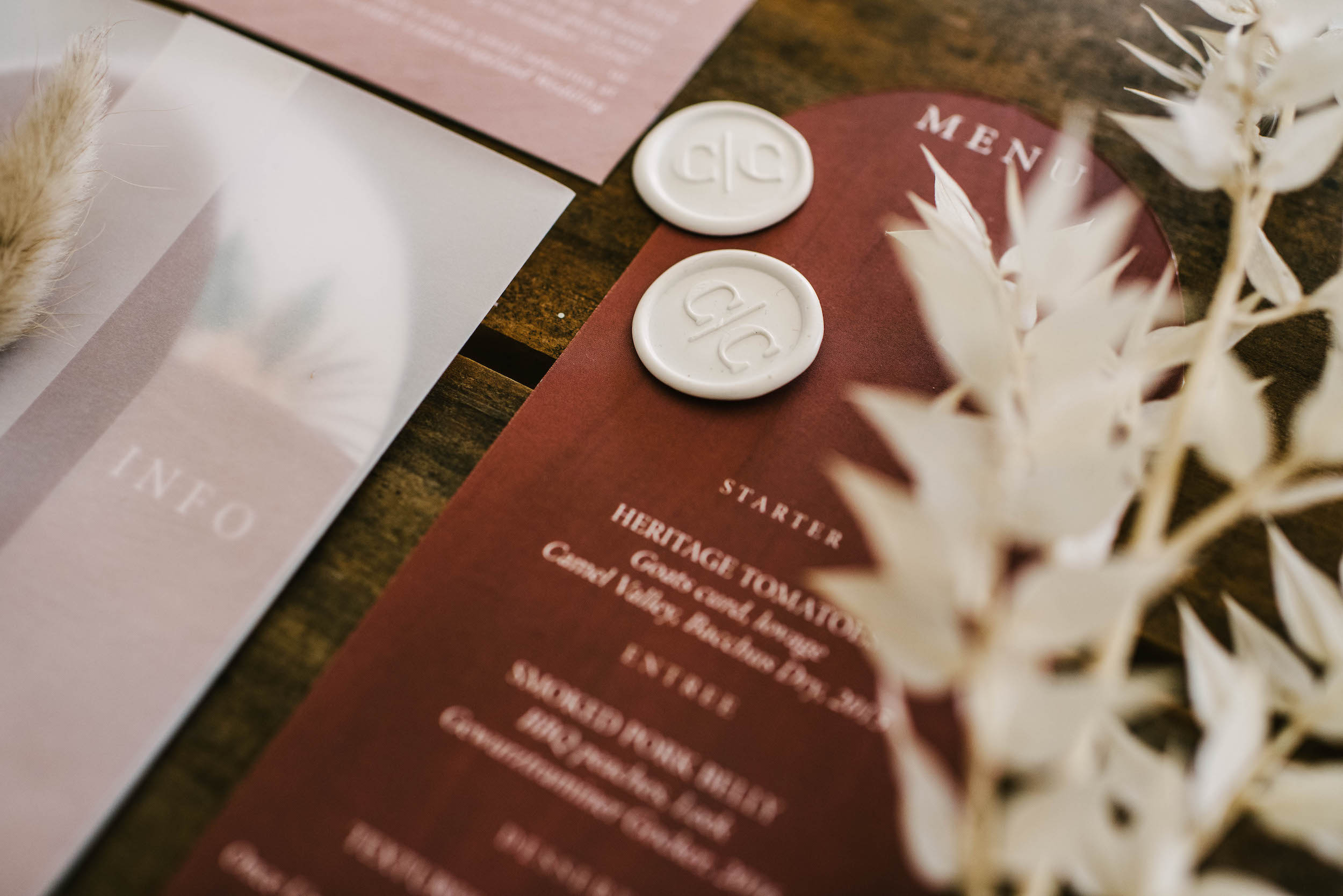 on the day wedding stationery