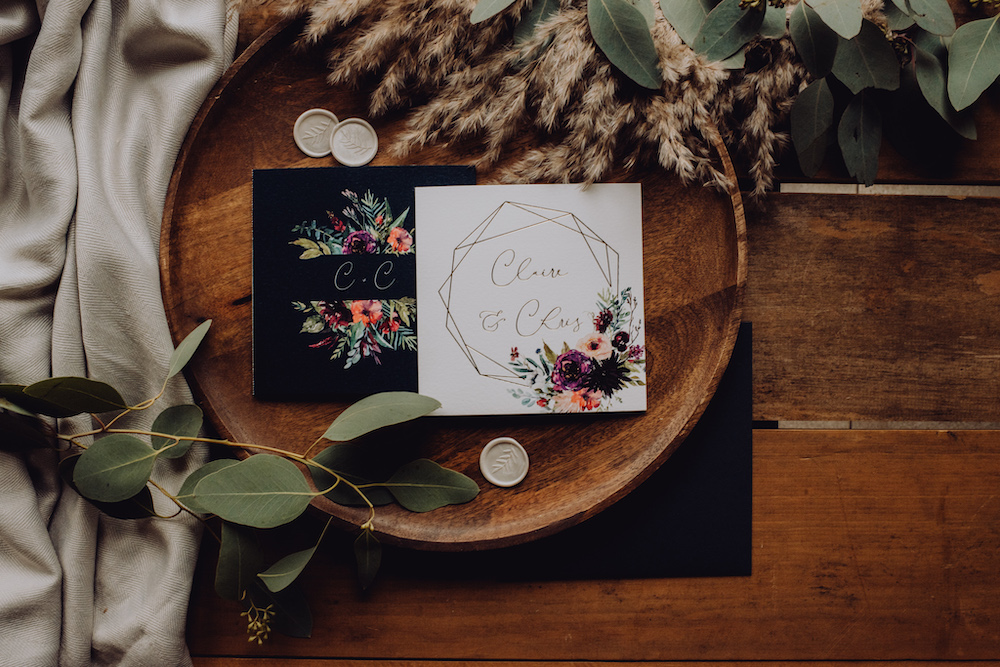 all you need to know about ordering a custom wedding stationery suite - two little words designs